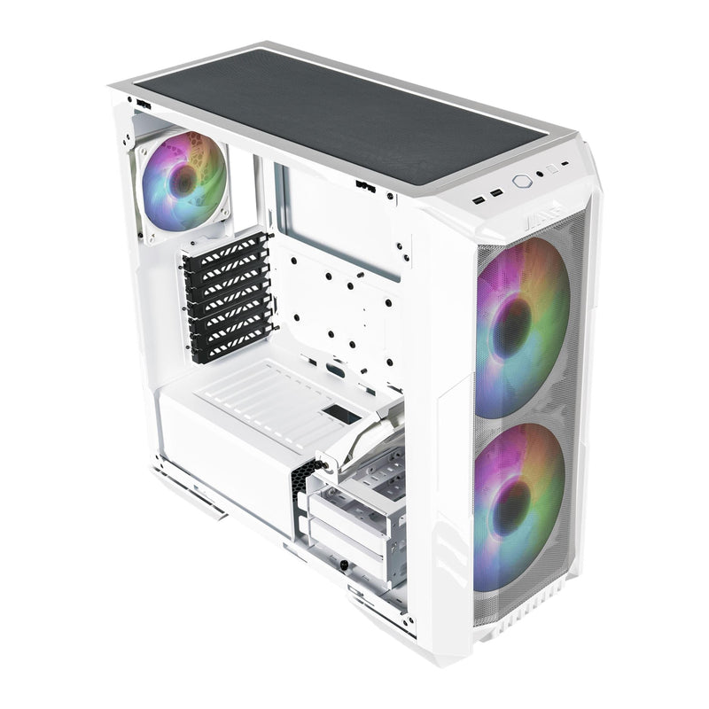 Cooler Master HAF 500 Midi Tower Gaming PC Case White H500-WGNN-S00