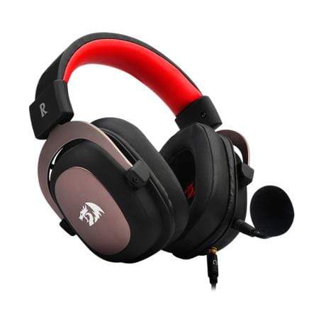 Redragon H510 Zeus Headset Head-band Beige and Black Red