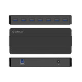 Orico 7-port Additional Power USB 3.0 Hub H7928-U3-V1-EU-BK-BP