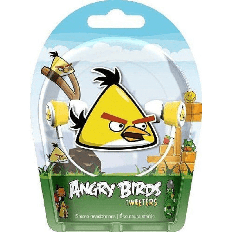 GEAR4 Angry Birds Yellow Bird Earphones HAB006G