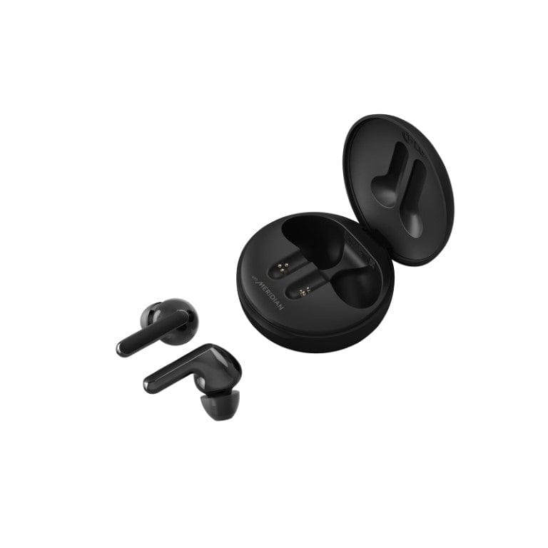 LG TONE Free HBS-FN6 Wireless Earbuds with Wireless UVnano Charging Case Black HBS-FN6.ABSABH