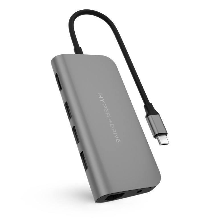 Hyper HyperDrive POWER 9-in-1 USB-C Hub HD30F-GRAY