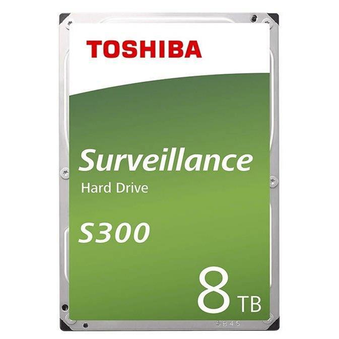 Toshiba Surveillance S300 3.5-inch 8TB Serial ATA III Internal Hard Drive HDETV11ZSA51