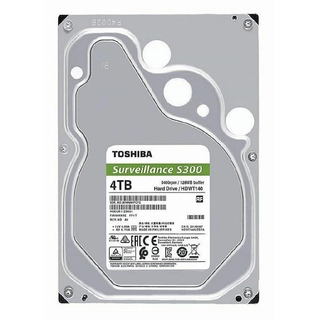 Toshiba S300 Surveillance Drive 3.5-inch 4TB SATA Internal Hard Toshiba S300 Surveillance Drive 3.5-inch 4TB SATA Internal Hard