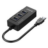 Orico 3-port USB 3.0 Hub With Gigabit Ethernet Adapter HR01-U3-V1-BK