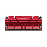Vantec ICEBERQ M.2 2280 NVMe Heat Sink With Thermal Pad Red HS-NVME150-RD