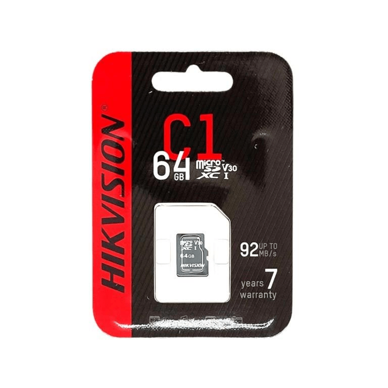 Hikvision C1 V30 64GB MicroSD (TF) Card HS-TF-C1-64G