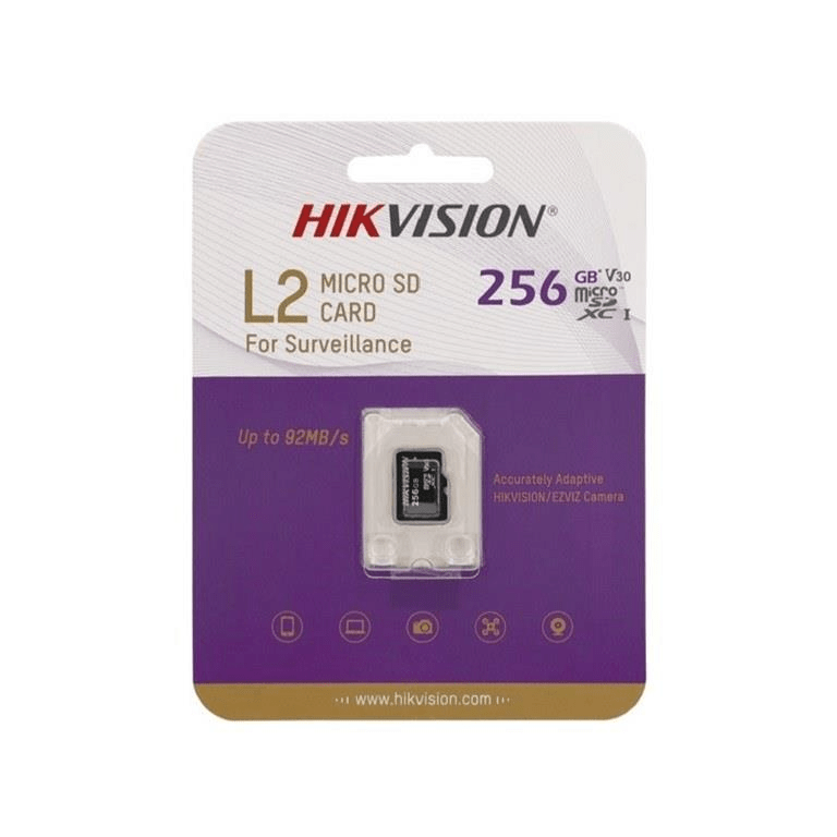 Hikvision L2 V30 256GB Surveillance MicroSD (TF) Card HS-TF-L2-256G