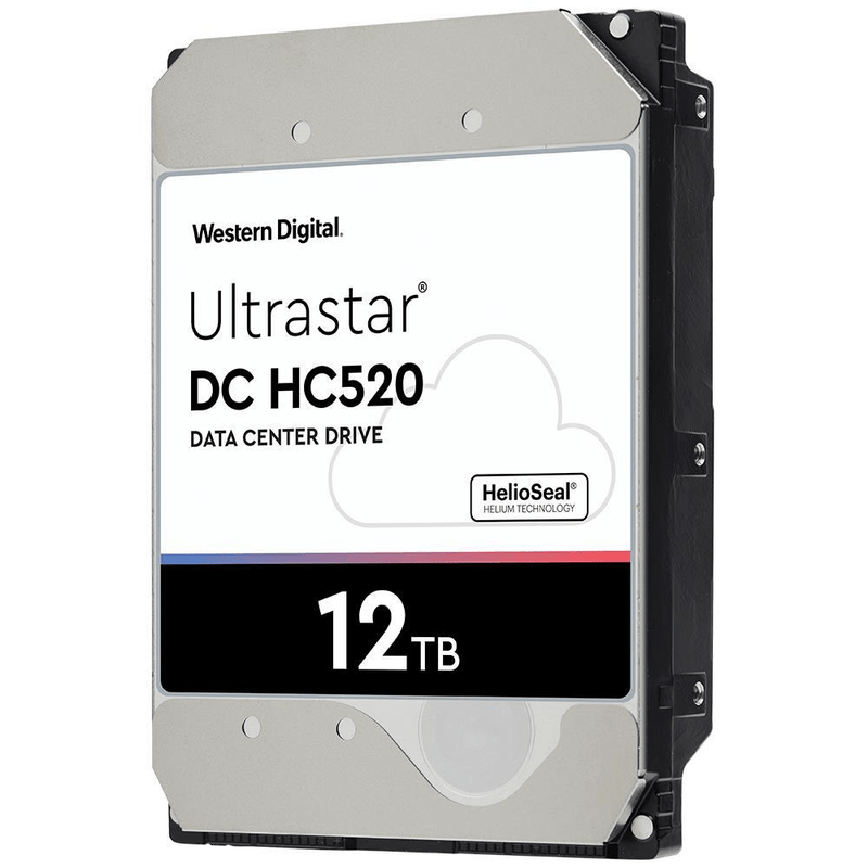 WD Ultrastar DC HC520 3.5-inch 12TB Serial ATA III Internal Hard Drive HUH721212ALE604