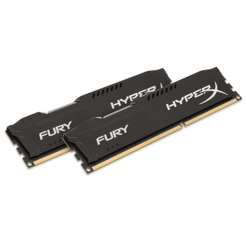 HyperX FURY Black 8GB 1866MHz DDR3 Memory Module 2 x 4 GB HX318C10FBK2/8