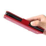 Tuff-Luv Faux Leather Book style Stand Case Cover for Samsung Galaxy Note 8 Red I14_37
