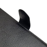 Tuff-Luv Genuine Leather Folio Wallet Case & Stand for Galaxy A8 Plus Black I2_112