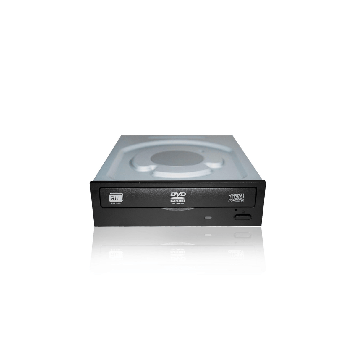 Lite-On iHAS124 Optical Disc Drive Internal DVD±RW Black, Stainless steel