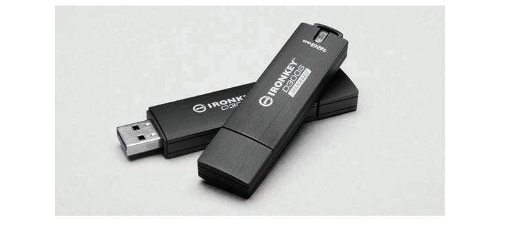 Kingston D300S 16GB USB 3.2 Gen 1 Type-A Black USB Flash Drive IKD300S/16GB