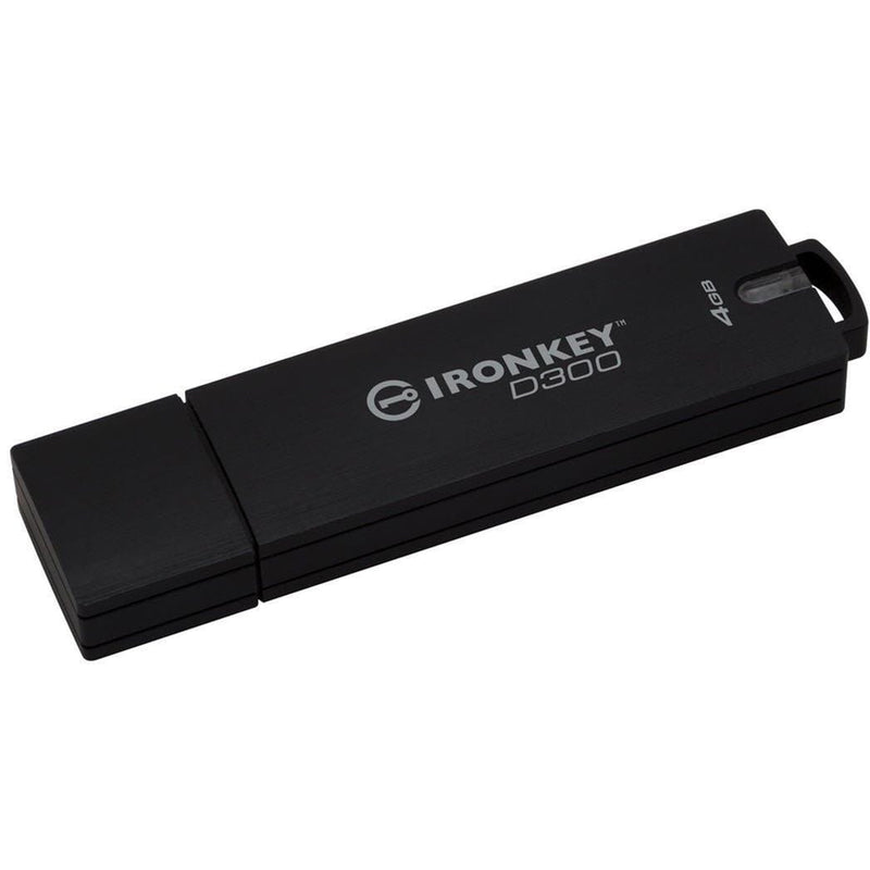 Kingston D300S 4GB USB 3.2 Gen 1 Type-A Black USB Flash Drive IKD300S/4GB