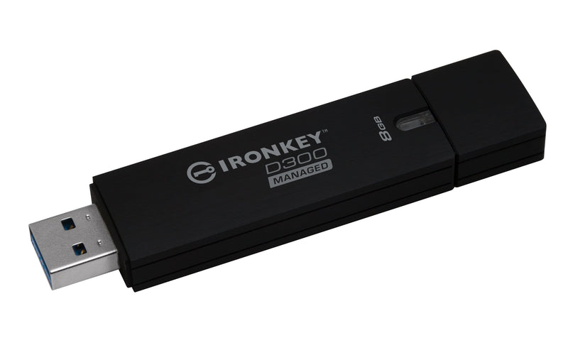 Kingston IronKey D300 16GB USB 3.2 Gen 1 Type-A Black USB Flash Drive IKD300SM/16GB