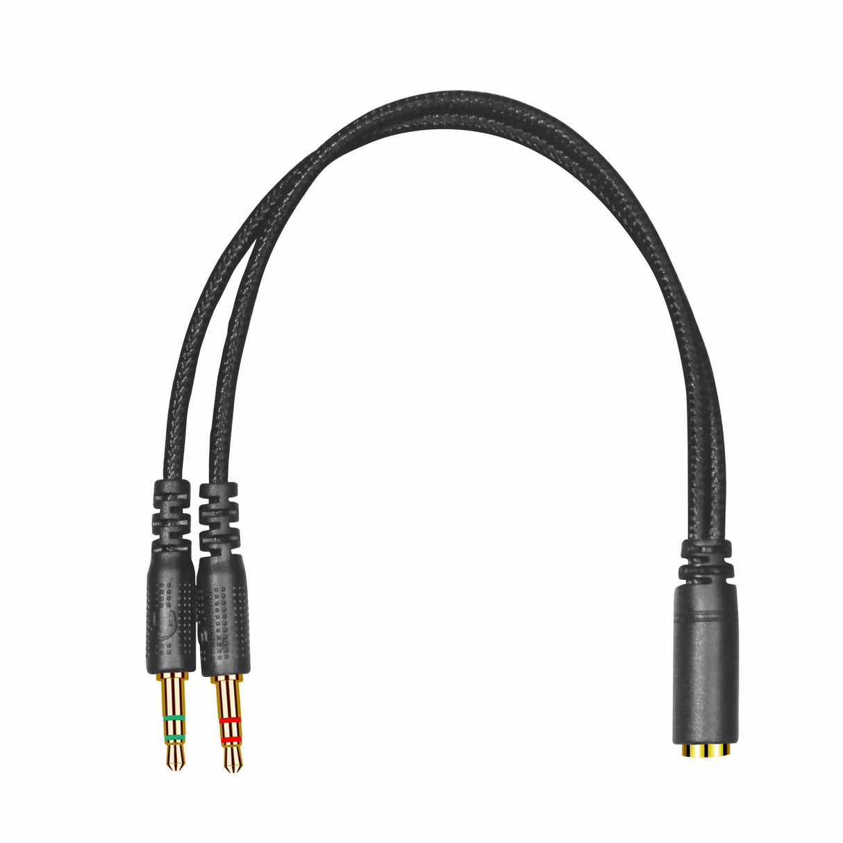 MSI IMMERSE GH20 Gaming Headset 'Black with Iconic Dragon Logo, Wired Inline controller and jack with splitter cable, 40mm Neodymium Drivers, Unidirectional Mic, PC and Cross-Platform Compatibility’