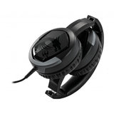MSI IMMERSE GH30 V2 Gaming Headset 'Black with Iconic Dragon Logo, Wired Inline Audio with splitter accessory, 40mm Drivers, detachable Mic, easy foldable design'