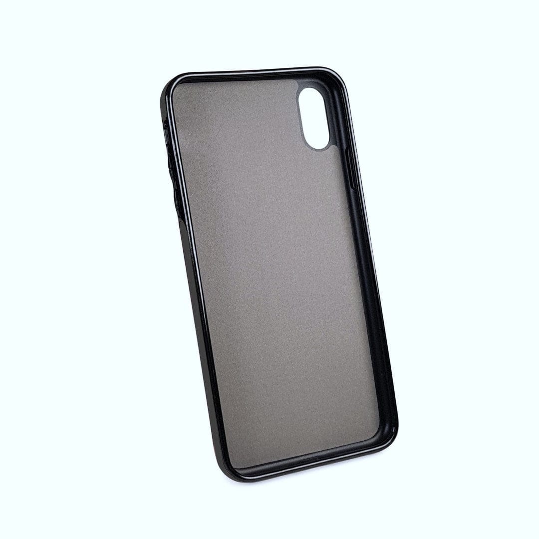 Tuff-Luv Go Slim Card n Cash Faux Leather Wallet Case for iPhone XS Max Black J13_81