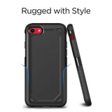 Tuff-Luv Rugged ShockProof Cover for Apple iPhone 7,8, SE 2020/2022 - Grey J15_95