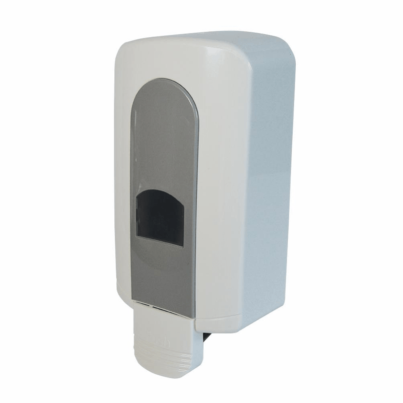 PARROT PRODUCTS Janitorial Wall Mounted Soap Dispenser (Manual, 500ml, White/Grey - Gel Pump)