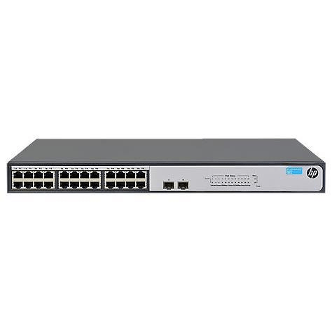 HPE 1420-24G-2SFP Unmanaged Switch L2 Gigabit Ethernet 1U Grey JH017A