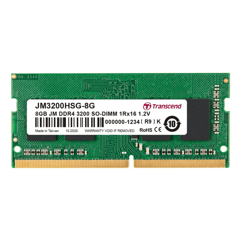Transcend JetRam 8GB DDR4 3200MHz Memory Module JM3200HSG-8G