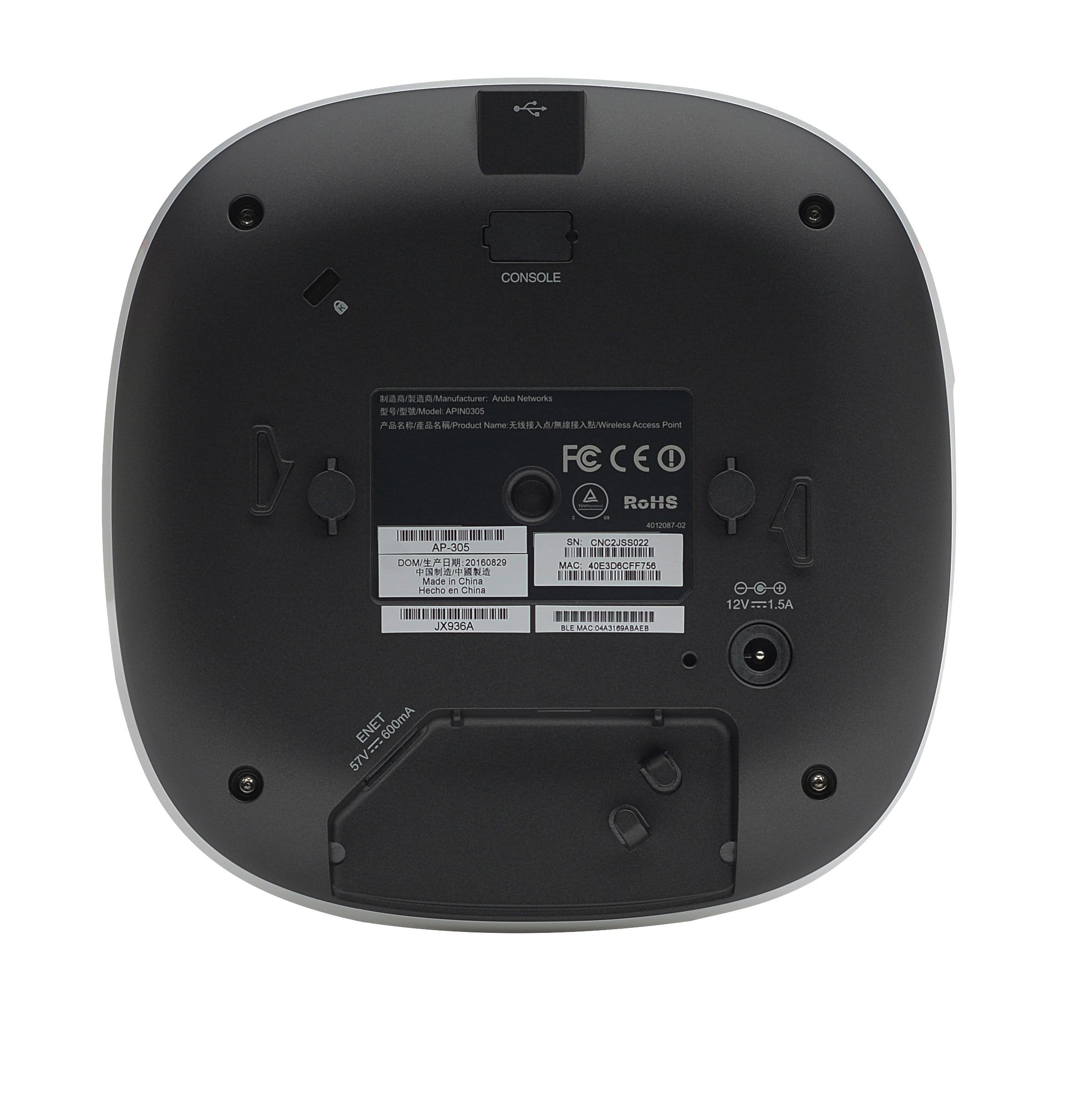 HPE Aruba IAP-305 RW WLAN Access Point 1600 Mbit/s Power over