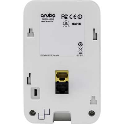 Aruba, A HPE Company AP-203H (RW) UNIFIED AP 867 Mbit/s Power Over Ethernet (PoE) White JY693A