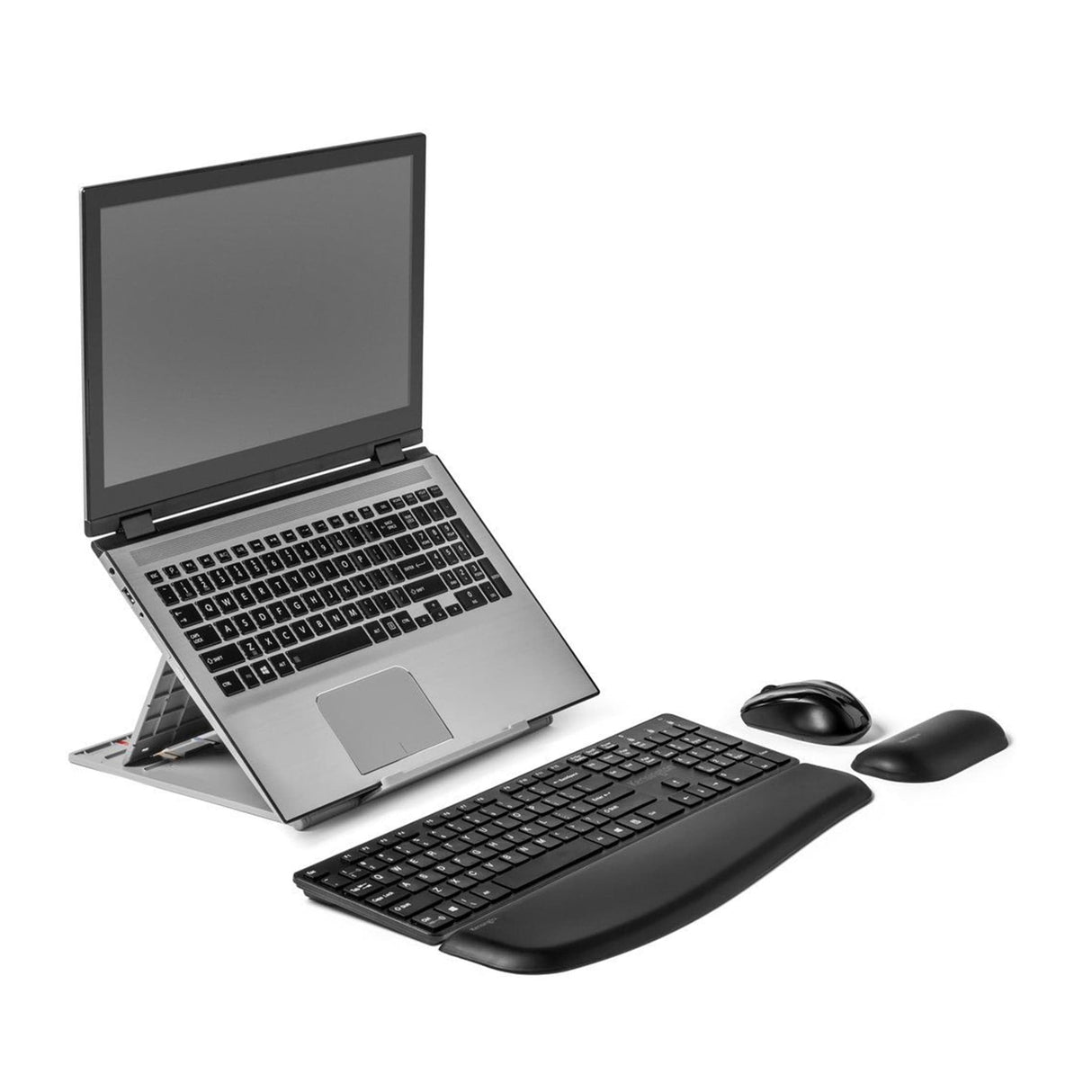 Kensington SmartFit Easy Riser Go Height Adjustable Ergonomic Laptop Riser and Cooling Stand for up to 15 -17" Laptops K50420EE