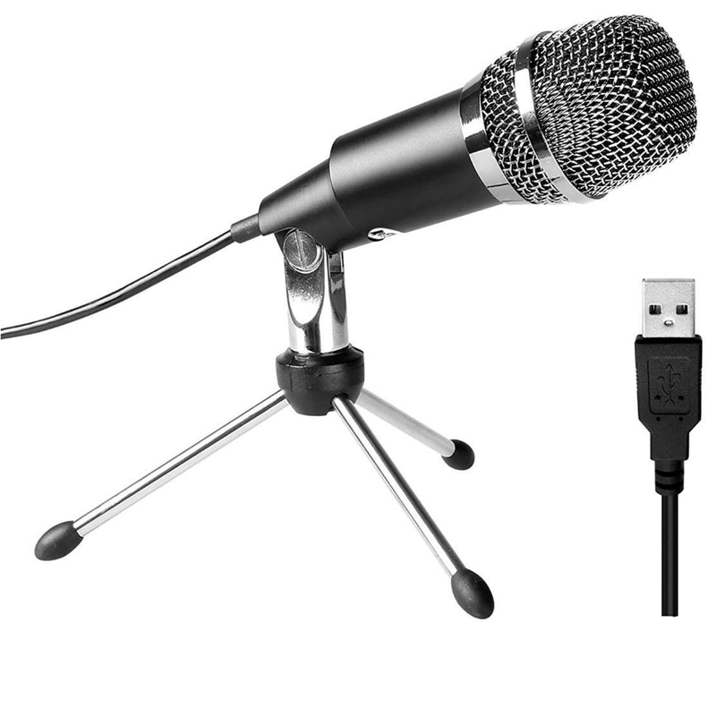 Fifine K668 Uni-Directional USB Condenser Microphone with Tripod