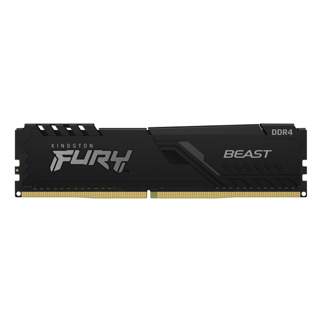 Kingston Technology KINGSTON FURY BEAST 16GB 3200MHZ DDR4 CL16 DIMM 1GX8 BLACK