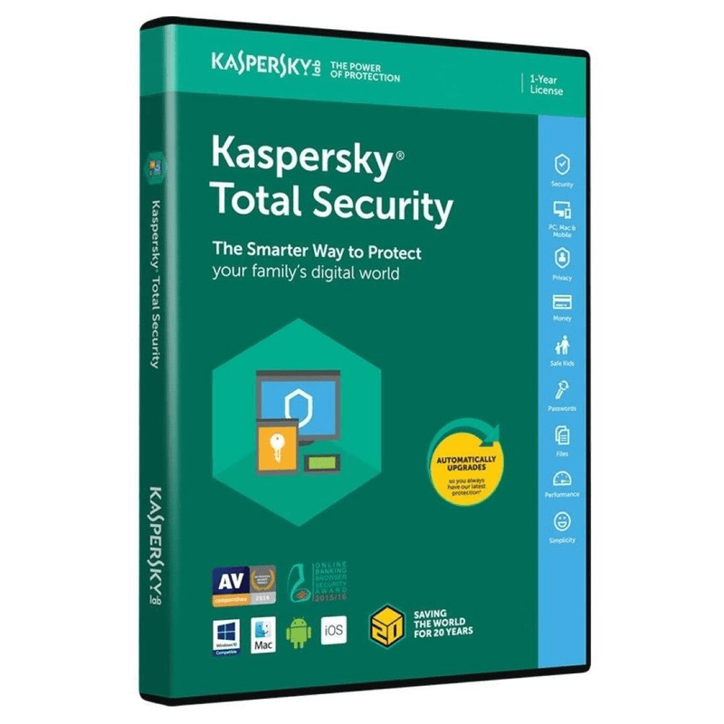 Kaspersky Internet Security Single-License English 1-year 4-user KL1919QXDFS