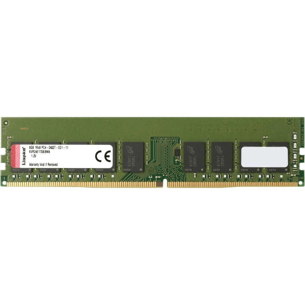 Kingston Technology CL17 Value Ram 8GB DDR4 2400MHz Memory Module KVR24E17S8/8MA
