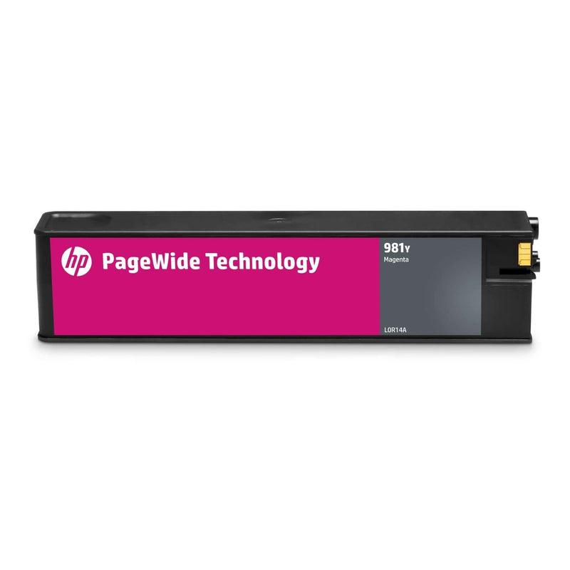 HP 981Y PageWide Magenta High Yield Printer Ink Cartridge Original L0R14A Single-pack