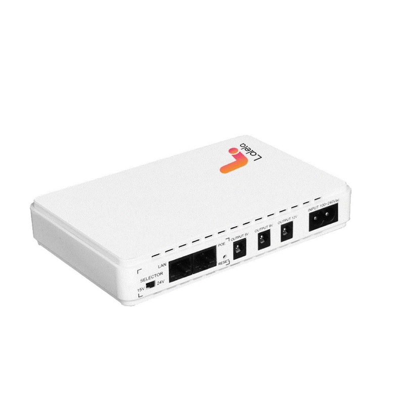 Lalela 32000mwh Wi-Fi Router UPS Power Bank with 5V 9V 12V Out 15 24V PoE USB LAL-R1800