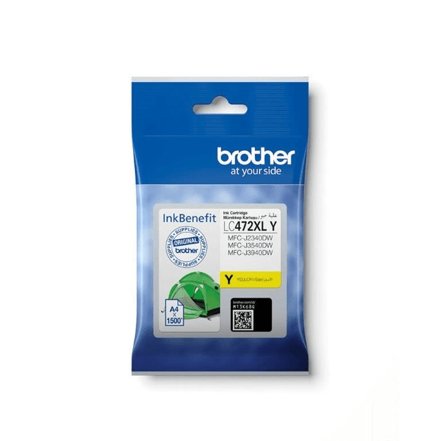 Brother LC-472XLY Yellow High Yield Ink Cartridge Original Single-pack