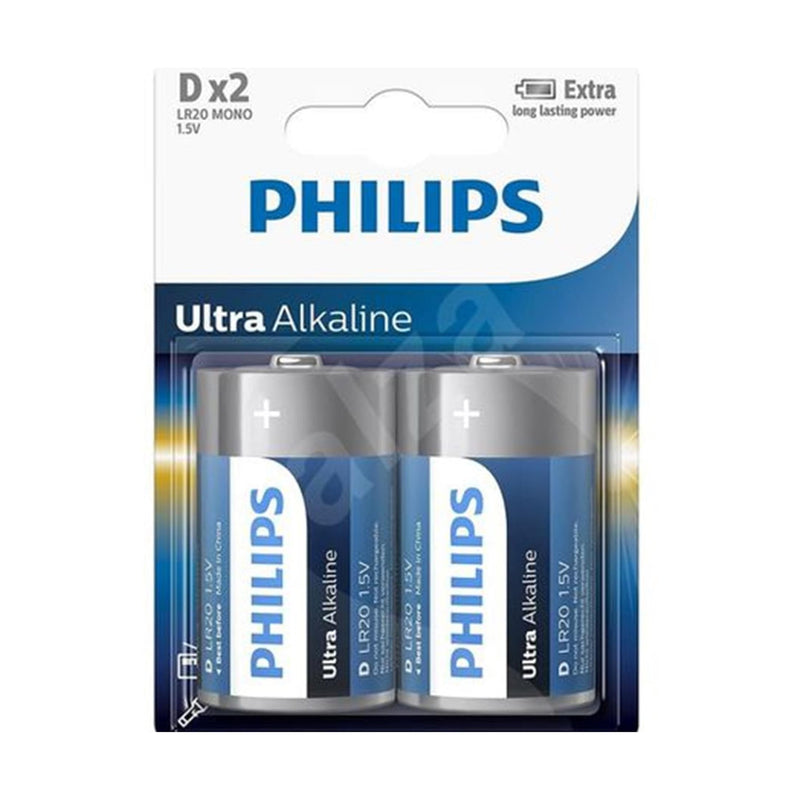 Philips Ultra Alkaline batteries LR20E2B/10