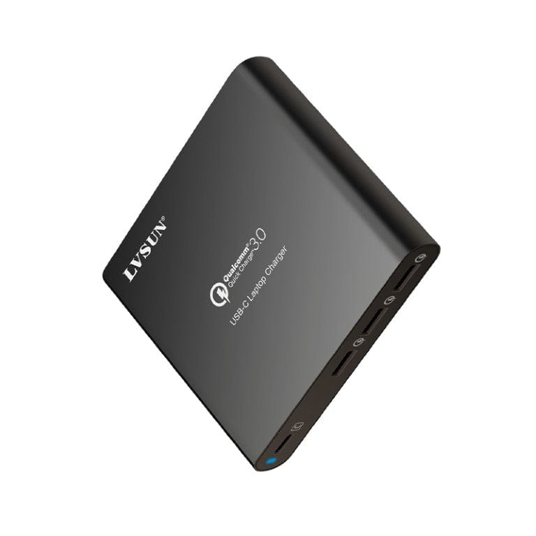 LVSUN LS-PD87-2C 87W QC3.0 USB Type-C AC Notebook Charger / Power Adapter Black USB-CHRG-87W-QC3-BLK