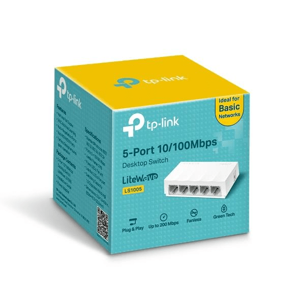 TP-Link Litewave LS1005 5-port Desktop Network Switch LS1005 v1