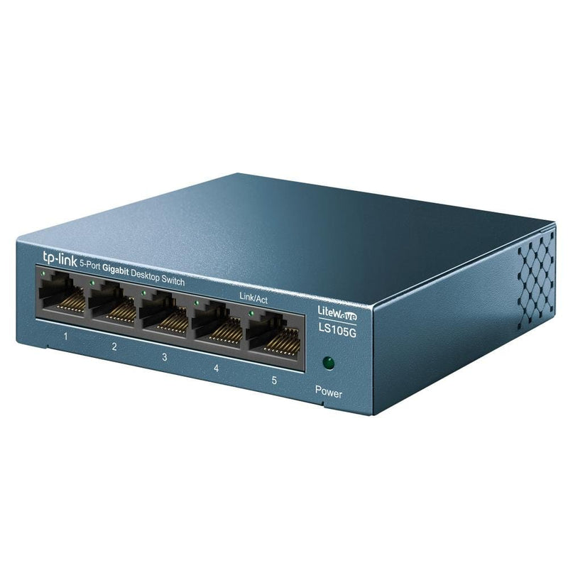 TP-Link LS1008G 8-Port 10/100/1000 Mbits Desktop Switch Unmanaged Black