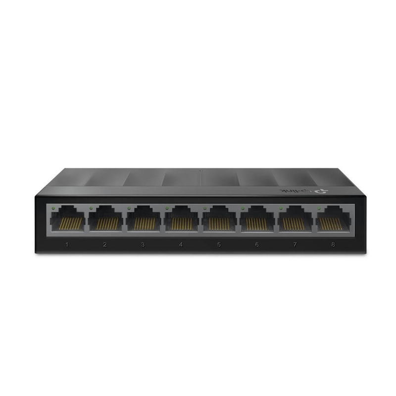 TP-Link LS1008G 8-Port 10/100/1000 Mbits Desktop Switch Unmanaged Black