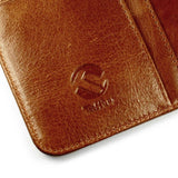 Tuff-Luv Personalised Leather Wallet Case & Stand for Galaxy S9 Plus Brown LZR_J9_19