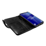 Tuff-Luv Personalised Leather Wallet Case & Stand for Galaxy S9 Plus Black LZR_J9_23