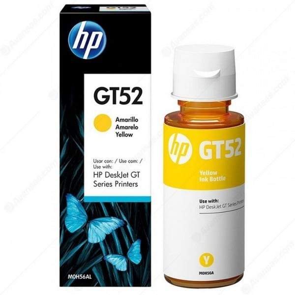 HP GT52 Yellow Printer Ink Bottle Original M0H56AE Single-pack