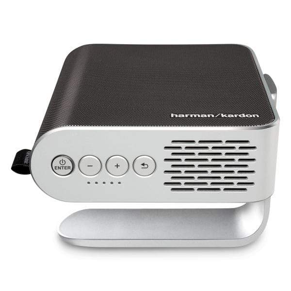 ViewSonic M1+ Data Projector 300 ANSI Lumens DLP WVGA (854x480) Portable Projector Black and Silver