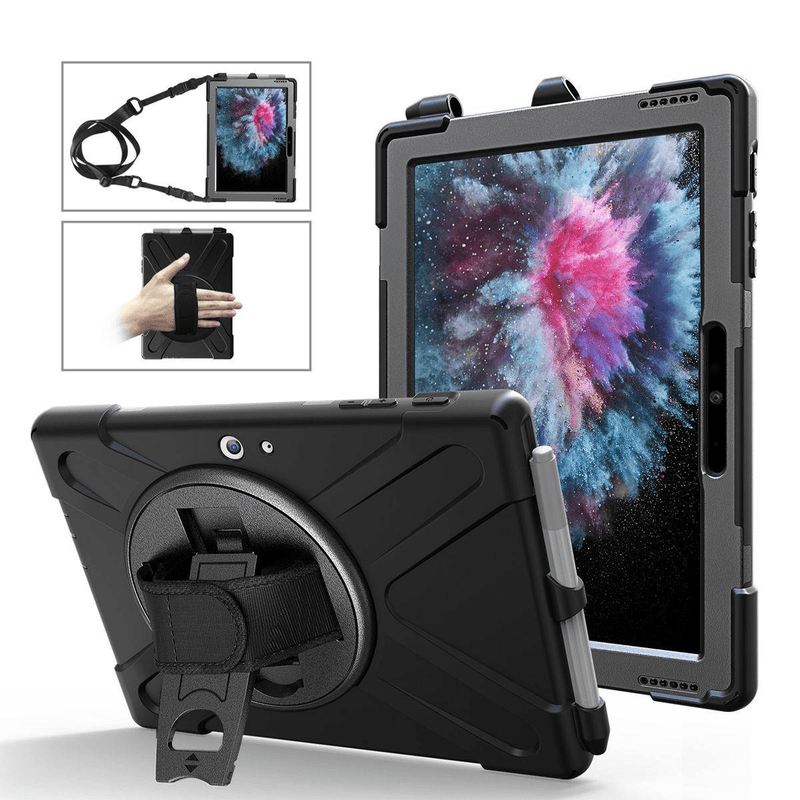 Tuff-Luv Armour Jack Rugged Case for Microsoft Surface Go / Go 2 - Black M1127