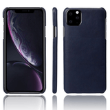 Tuff-Luv Slim Leather Shell Case Wrap Compatible With iPhone 11 Pro Blue M1335