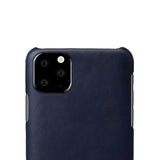Tuff-Luv Slim Leather Shell Case Wrap Compatible With iPhone 11 Pro Blue M1335