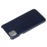 Tuff-Luv Slim Leather Shell Case Wrap Compatible With iPhone 11 Pro Blue M1335